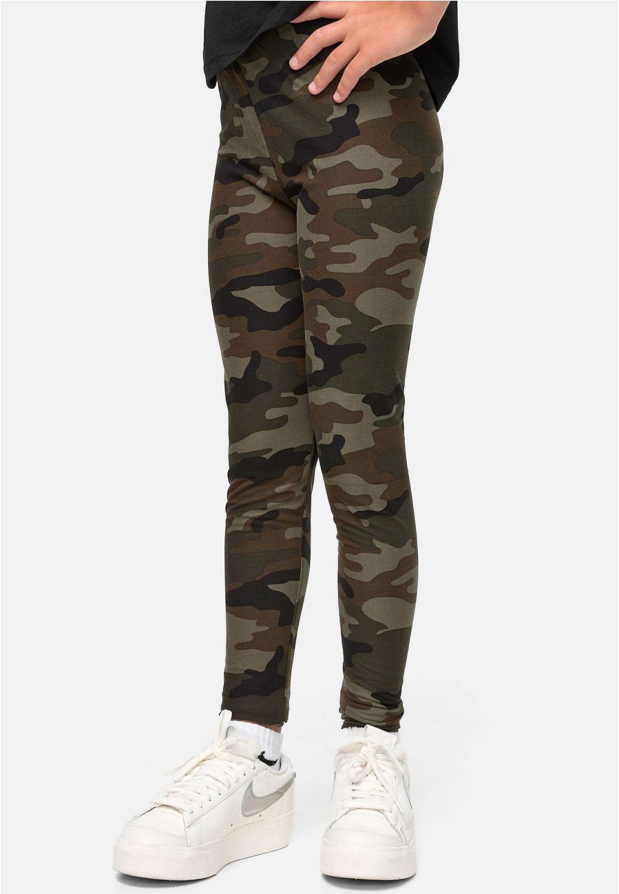 Urban Classics Girls Camo Leggings | Pants