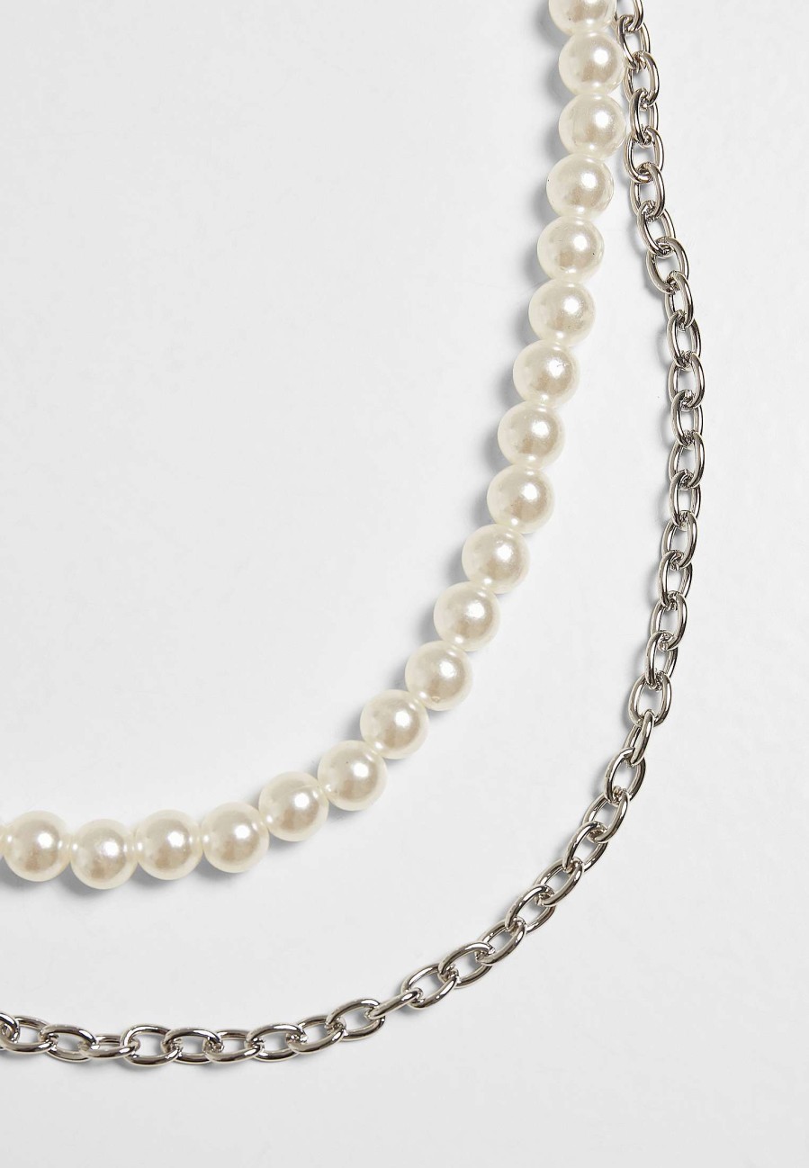 Urban Classics Pearl Layering Necklace | Jewellery